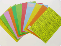 Laser Sheet Labels